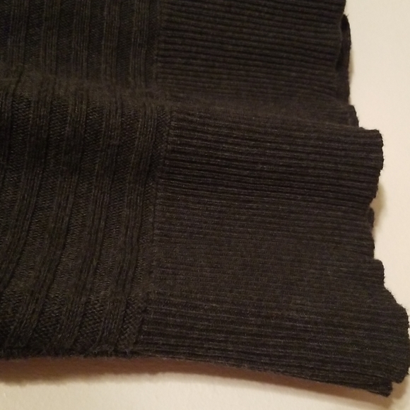 Elegant BLACK RIVET Knitted Dark Grey Dress Long Sleeves w Sequins Women Size S - Picture 7 of 16